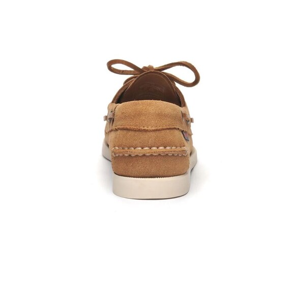 Sebago Docksides Portland Leather Boat Shoes - Women's 9.5 - Cognac Roughout - Picture 5 of 5